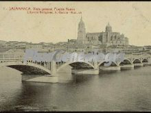 Vista general del puente nuevo de salamanca