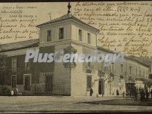 Postal dedicada de la casa de felipe ii de valladolid