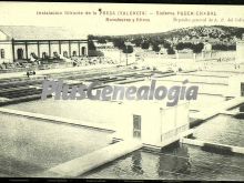 Revólveres y filtros de la instalación de la presa de valencia