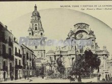 Torre y portada de la catedral, murcia
