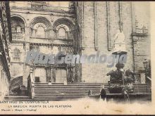 Puerta de las platerías de la basílica de santiago de compostela