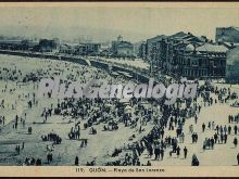 Playa de san lorenzo, gijón (asturias)