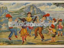 Grupo de Barceloneses bailando la Sardana