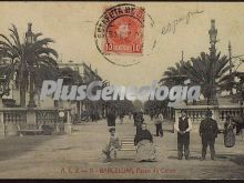 Paseo de Colón en Barcelona