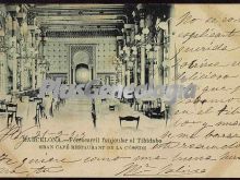 Gran café restaurant de la Cúspide del Ferrocarril Funicular del Tibidabo de Barcelona