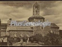 Vista de conjunt de la Eglésia de Santa María en Sant Pere de Terrassa (Barcelona)