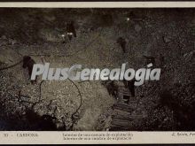 Interior de una Cámara de explotación de Cardona (Barcelona)