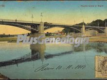Puente sobre el segre de lleida