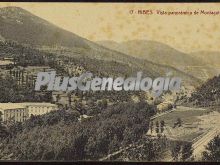 Vista panorámica de montagut en ribes (girona)