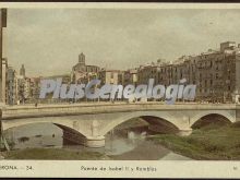 Puente de isabel ii y ramblas de girona