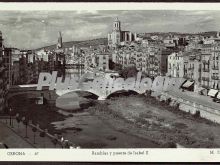Ramblas y puente de isabel ii de girona