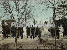 Jardines de la Plaza de Oriente en Madrid