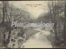 Río jalón a su paso por alhama de aragón (zaragoza)
