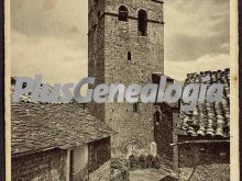 Campanario de la iglesia de ainsa (huesca)