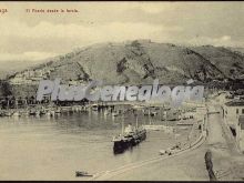 El puerto de málaga desde la farola