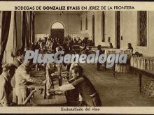 Trabajadores de las bodegas gonzález byaas en jerez de la frontera