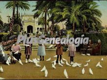 Exposición ibero - americanas en la glorieta de las palomas de sevilla
