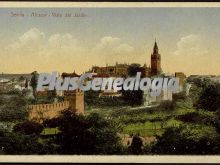 Vista del jardín del alcázar de sevilla