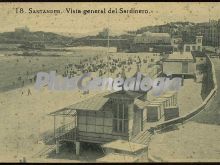 Vista general del sardinero de santander