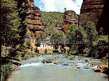 Barranco de la hoz. albergue del santuario de ventosa (guadalajara)