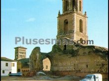 Torres del reloj y san tirso en sahagún (león)