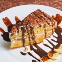 Tarta de plátano maduro