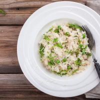 Arroz con guisantes