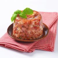Aspic de langostinos