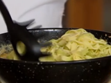Receta: fettucini a la primarera