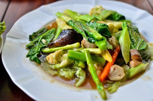 Salteado de verduras estilo tai