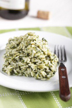 Risotto de espinacas