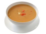 Crema de tomate y albahaca