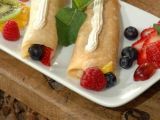 Crepes rellenos de fruta