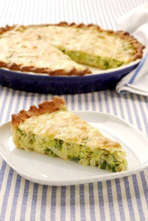Quiche de puerros