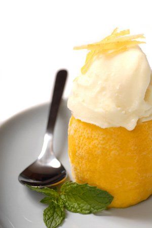 Helado de limón